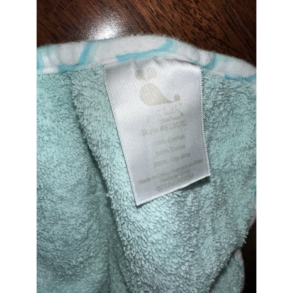 JUST BATH JUST BORN HOODED TOWEL & Three Wash Cloths Hippo Teal Orange